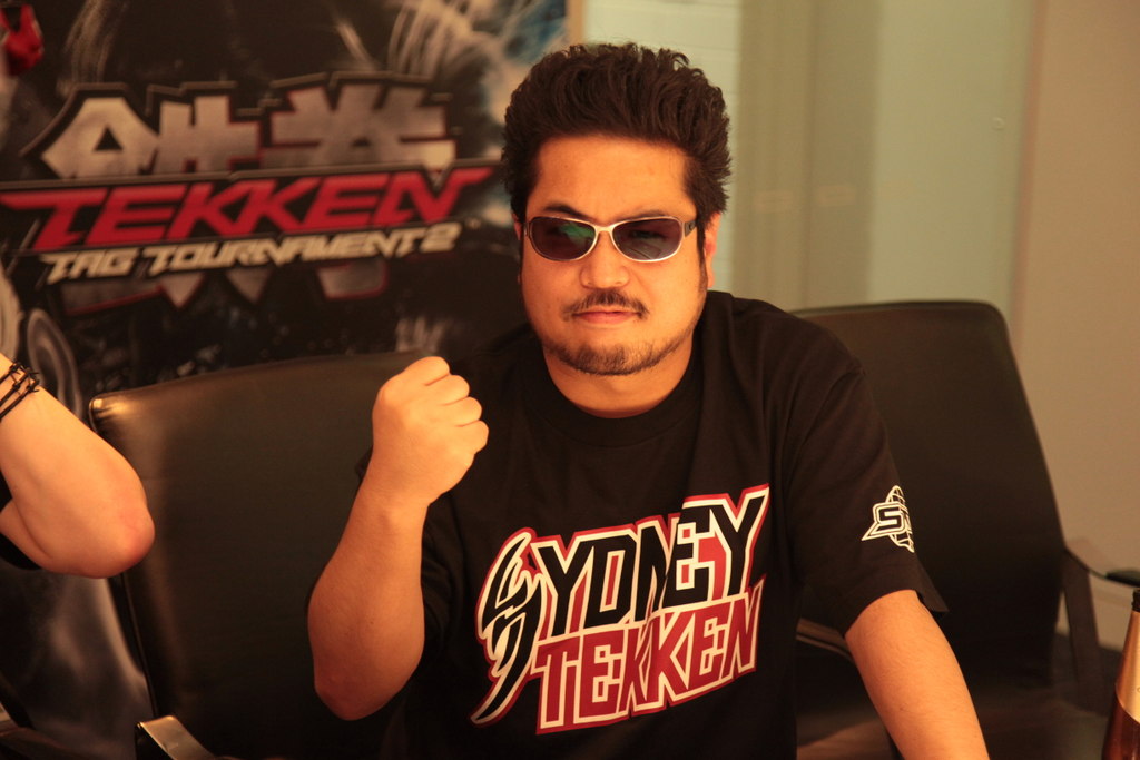 Katsuhiro Harada, o famoso diretor japonês dos jogos da série de luta Tekken.