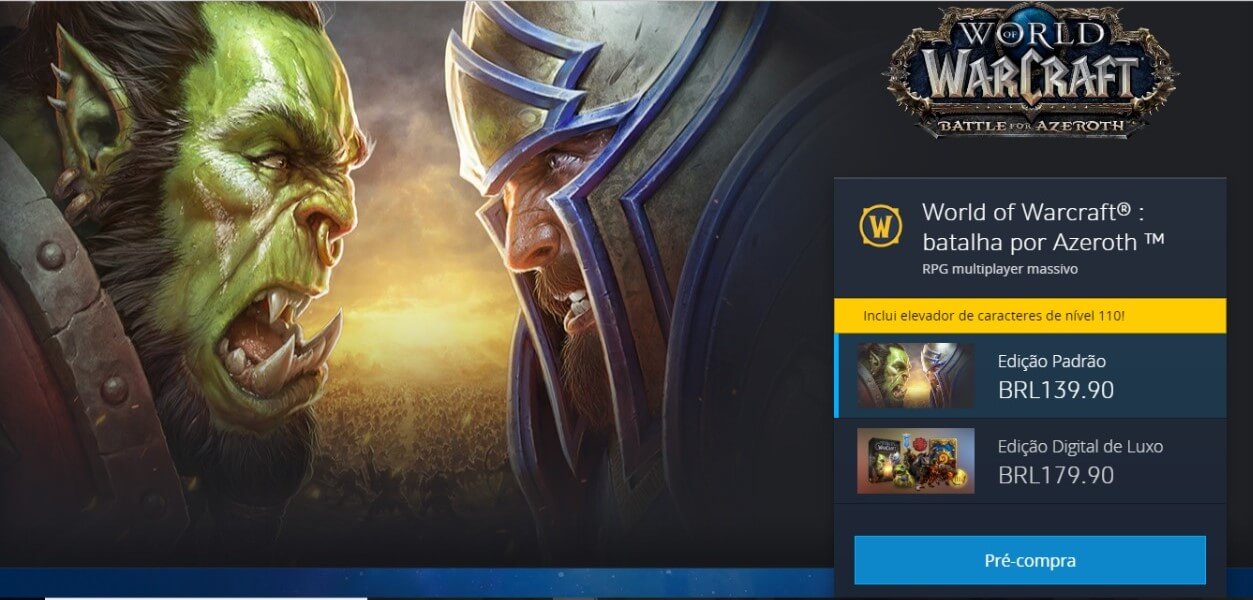 World of Warcraft: Battle for Azeroth.