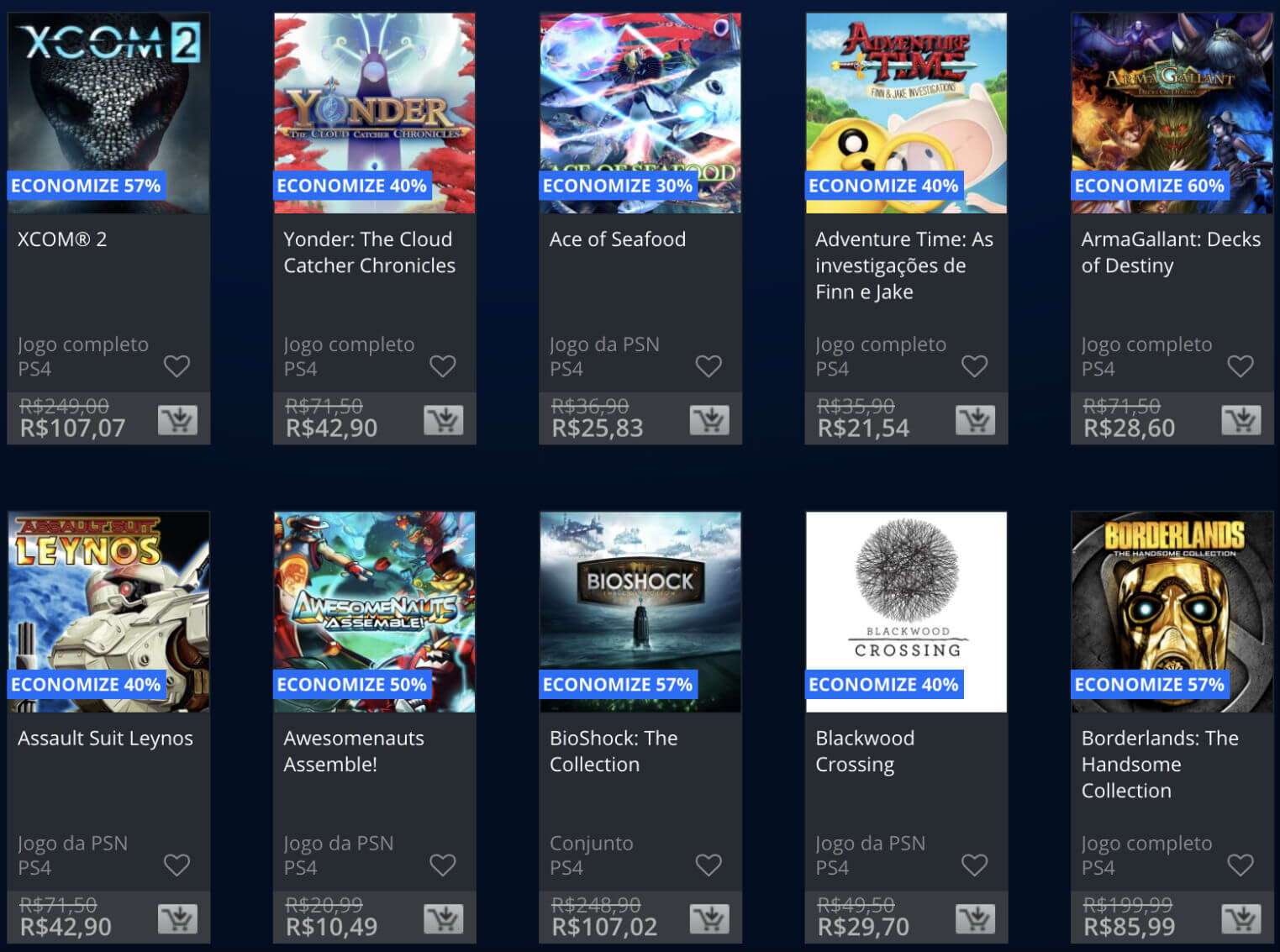 Promoções Playstation Store