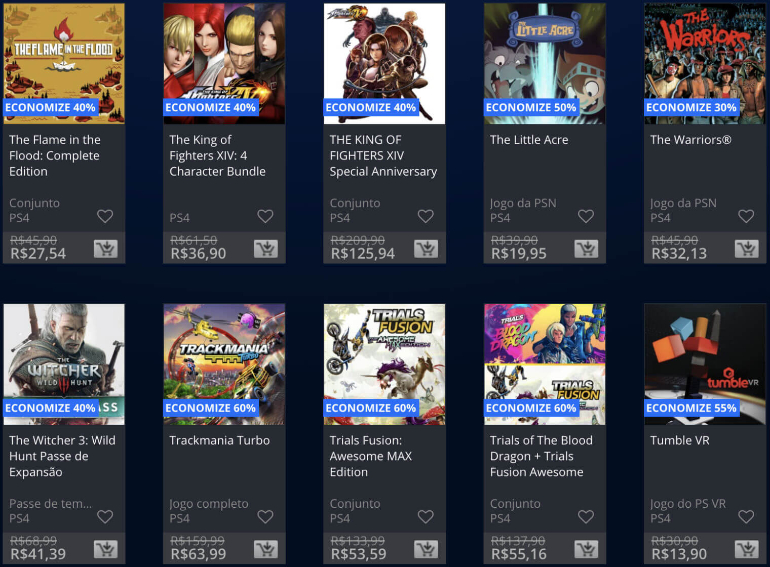 Promoções Playstation Store