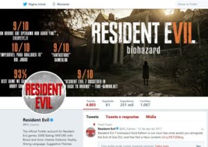 Imagem retirada do Twitter da Capcom