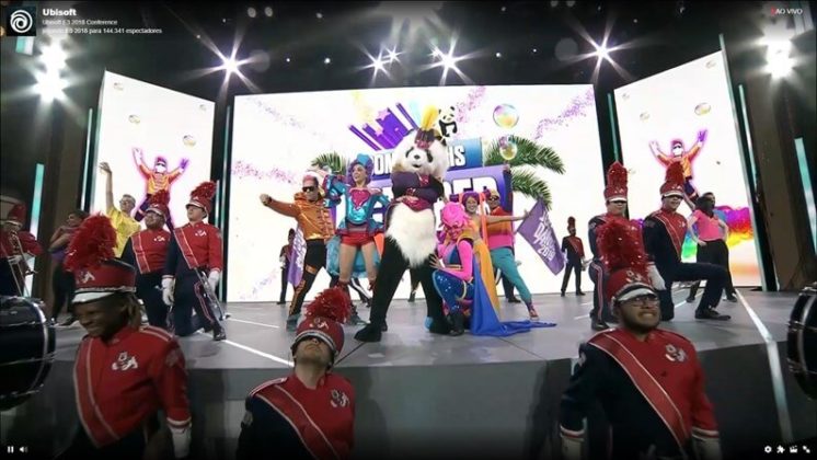 Dan&ccedil;arinos abrem confer&ecirc;ncia Ubisoft.