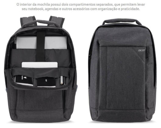 Mochila Acer Gray Dual Tone