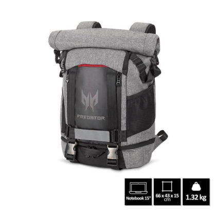 Mochila Gamer Predator Rolltop