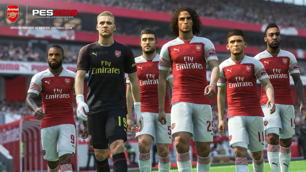 PES 2019, Arsenal, Konami