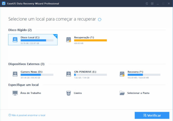 EaseUS Data Recovery Wizard Professional