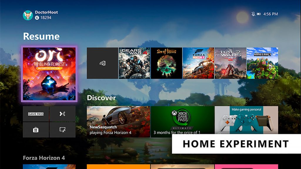 Xbox One Interface