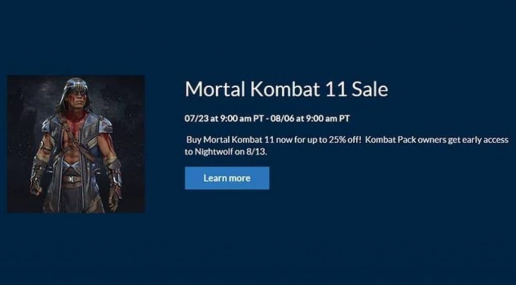 Mortal Kombat 11 Nightwolf