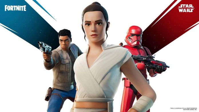 Fortnite, Epic Games, Star Wars, Rey, Finn, Sith Trooper