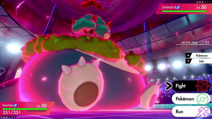 gigansnorlax Pokémon Sword & Shield, Gigantamax, Snorlax