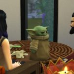 Bebê Yoda chega em The Sims 4 em forma de estátua. The Sims 4, Bebê Yoda, Yoda, Baby Yoda