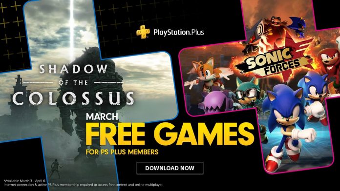 Shadow of the Colossus, Sonic Forces, Predator: Hunting Grounds, Sony, PlayStation Plus