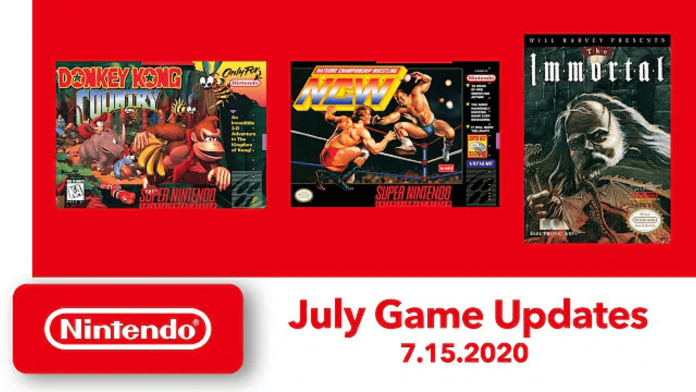 Donkey Kong Country, Natsume Championship Wrestling, The Immortal, Nintendo Switch Online